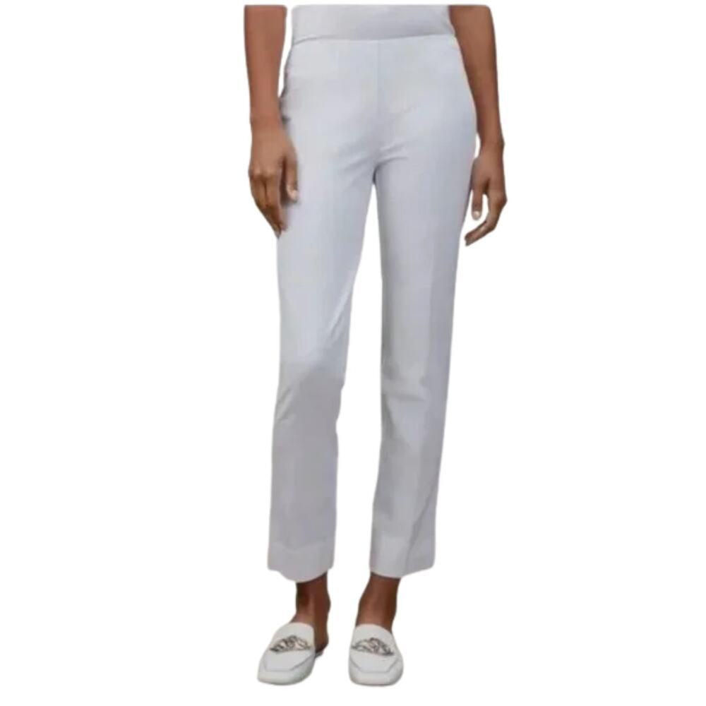 Lafayette 148 Bleecker Pants Jodhpur Cloth Cropped Ankle Pant White Size 16